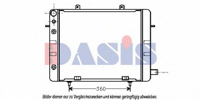 AKS DASIS 150350n -  Радиатор, охлаждение двигателя